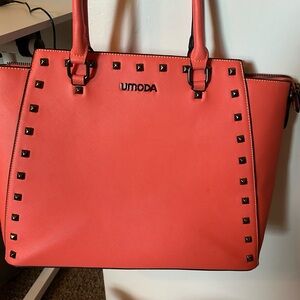 Coral Laptop Tote Bag (Brand New)